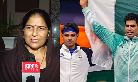 அர்ஷத்தை மகன் என்று சொன்ன தாய் - சிலருக்கு வினோதமாக இருக்கலாம்.. ஆனால்! நீரஜ் சோப்ரா ரியாக்ஷன்