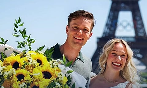 காதல் இதயங்களை ஒன்று சேர்த்த பாரீஸ் ஒலிம்பிக்ஸ்.. அசர வைக்கும் புதிய சாதனை