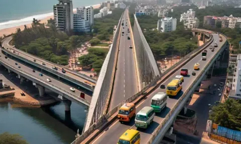 போக்குவரத்து நெரிசலை தடுக்க திருவான்மியூர்-உத்தண்டி இடையே உயர்மட்ட சாலை