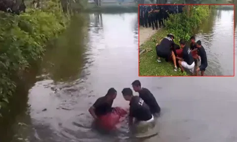 சிறுமி பாலியல் வன்கொடுமை: கிரைம் சீனுக்காக சம்பவ இடத்திற்கு அழைத்துச் சென்ற போலீசார்- குளத்தில் குதித்து உயிரிழந்த குற்றவாளி