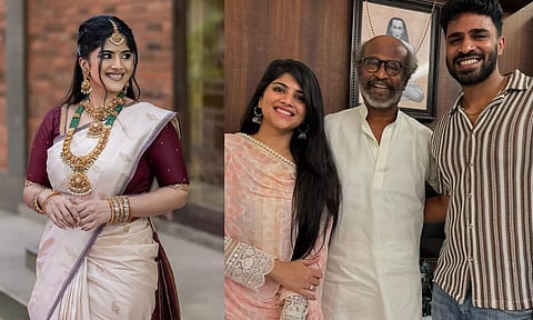 ரஜினியை நேரில் சந்தித்து திருமணத்திற்கு அழைத்த மேகா ஆகாஷ்