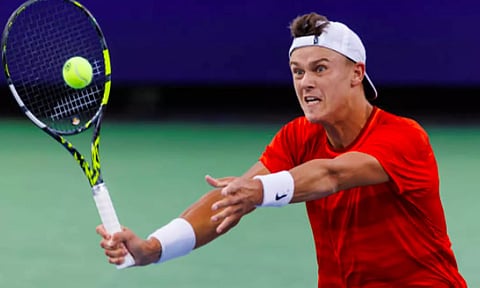 யு.எஸ். ஓபன்: முதல் சுற்றில் டென்மார்க் வீரர் அதிர்ச்சி தோல்வி