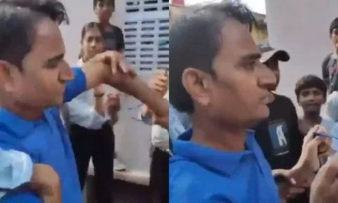 கடைக்கு வந்த மாணவிகளிடம் ஐ லவ் யூ சொன்ன உரிமையாளருக்கு பளார்... வீடியோ