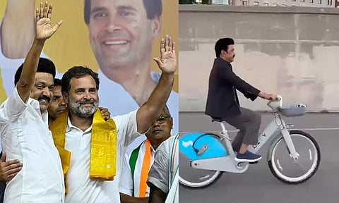 நாம் எப்போது சென்னையில் சைக்கிளிங் செல்வது? - ராகுல் கேள்விக்கு மு.க.ஸ்டாலின் பதில்