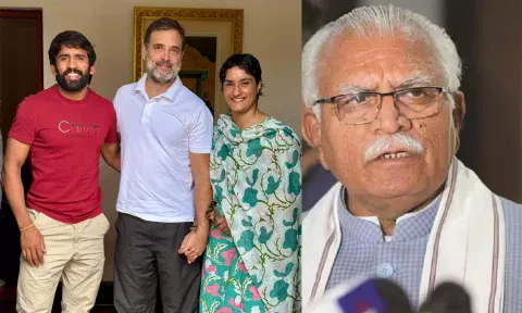 ராகுலை சந்தித்ததன் மூலம் வினேஷ் போகத், பஜ்ரங் புனியா போராட்டம் அரசியல் உள்நோக்கம் என்பது நிரூபணம்- பாஜக