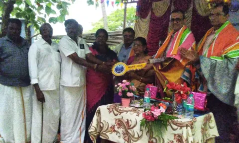 கல்பாக்கம் அணுமின் நிலையம் சார்பில் 1.48 கோடி செலவில் பள்ளிக்கு புதிய கட்டிடம்