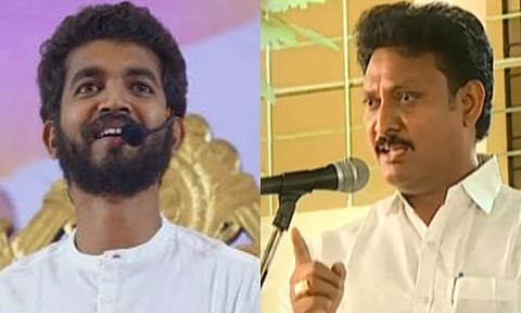 Anbil Mahesh and Maha vishnu