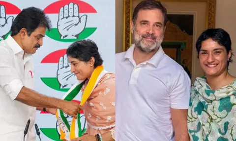 'ராகுல் காந்தியை சந்தித்த குற்றம்..' ஷோ காஸ் நோட்டீஸ் அனுப்பிய ரெயில்வே.. பாஜகவை சாடிய வினேஷ் போகத்