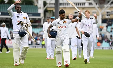 ஓவல் டெஸ்ட்: பதும் நிசங்கா சதம்.. ஆறுதல் வெற்றி பெற்ற இலங்கை