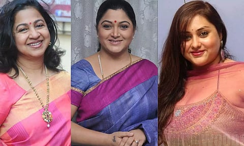 பா.ஜ.க.வில் இருக்கும் குஷ்பு உள்ளிட்ட நட்சத்திரங்களை விஜய் கட்சிக்கு இழுக்க முயற்சி