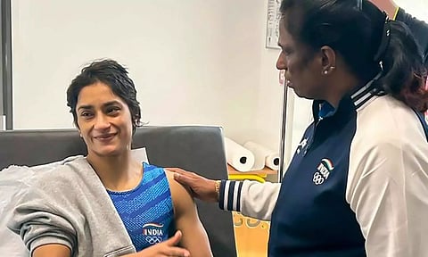 பி.டி. உஷாவிடம் இருந்து ஆதரவு கிடைக்கவில்லை: வினேஷ் போகத் குற்றச்சாட்டு