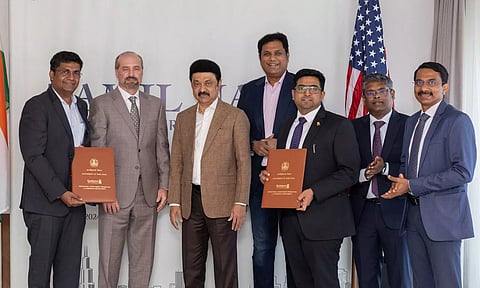 கேட்டர்பில்லர் நிறுவனத்துடன் தமிழக அரசு ரூ.500 கோடிக்கு புரிந்துணர்வு ஒப்பந்தம்