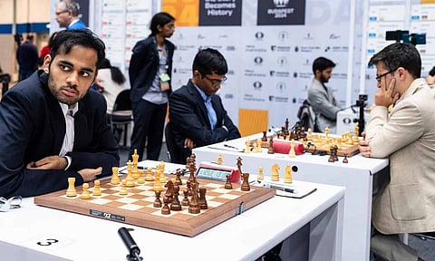 செஸ் ஒலிம்பியாட்: தொடர்ந்து 5-வது வெற்றியை பதிவு செய்த இந்தியா