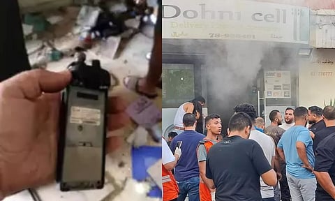 லெபனானில் பேஜர்களை தொடர்ந்து ஹிஸ்புல்லாவினரின் வாக்கி டாக்கிகள் வெடித்துச் சிதறியதால் பரபரப்பு