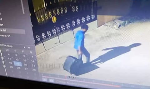 சூட்கேஸில் பெண் உடல்- பரபரப்பு சிசிடிவி வெளியானது