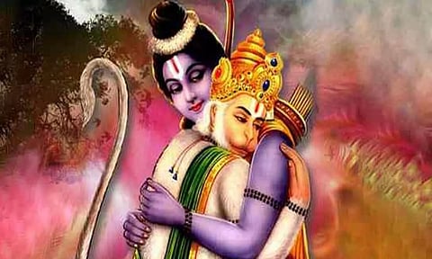 பெருமாளும், அனுமாரும்