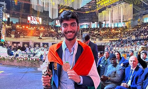 செஸ் ஒலிம்பியாட்டில் தங்கம் வென்றது மகிழ்ச்சி- கிராண்ட் மாஸ்டர் டி.குகேஷ்