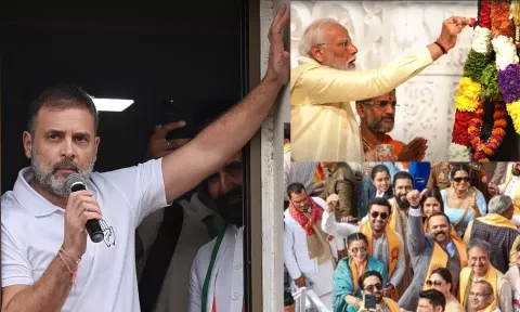 'அயோத்தி ராமர் கோவில் கும்பாபிஷேகம் என்ற பெயரில் ஆடலும் பாடலும்தான் நடந்தது' - ராகுல் காந்தி