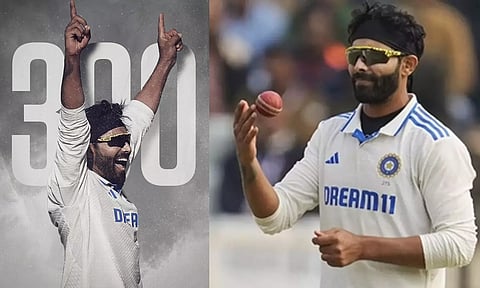 Jadeja record 300 wickets in Test cricket