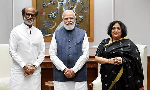 modi - rajinikanth
