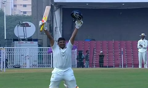 இரட்டை சதமடித்து அசத்திய சர்பராஸ் கான்: இரண்டாம் நாள் முடிவில் மும்பை 536/9