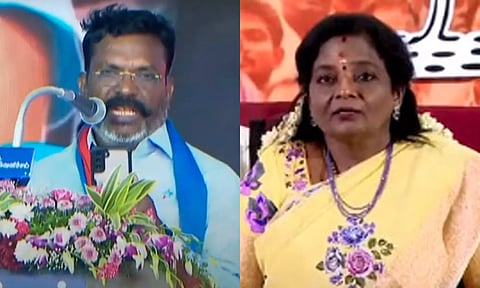 திருமாவின் நாகரிக தலைவர் என்ற அடையாளம் உடைந்துவிட்டது - தமிழிசை