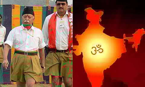 இந்தியா என்பது அடிப்படையிலேயே  இந்து ராஷ்டிரம்தான் - ஆர்எஸ்எஸ் தலைவர் மோகன் பகவத் தடாலடி