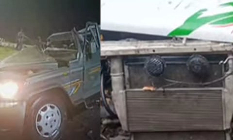 மடத்துக்குளம் அருகே விபத்து- ஒரே குடும்பத்தைச் சேர்ந்த 4 பேர் பலி