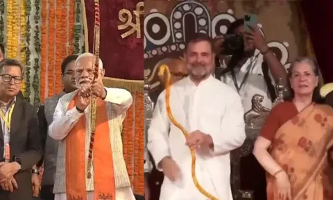 டெல்லி செங்கோட்டையில் ராம்லீலா.. மோடி- ராகுல் காந்தி பங்கேற்பு.. களைகட்டிய தசரா கொண்டாட்டம் - வீடியோ