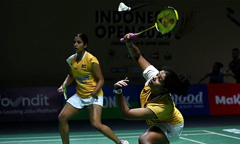 டென்மார்க் ஓபன் பேட்மிண்டன்: பெண்கள் இரட்டையர் பிரிவு முதல் சுற்றில் இந்திய ஜோடி ஏமாற்றம்