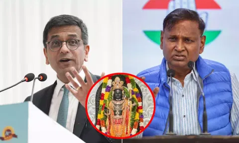 'அயோத்தி தீர்ப்புக்காக கடவுளிடம் பிரார்த்தித்தேன்' - சந்திரசூட்டை விமர்சித்த காங்கிரஸ் தலைவர்