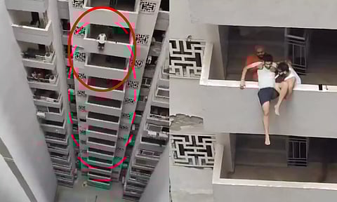 Noida Man Attempts Suicide