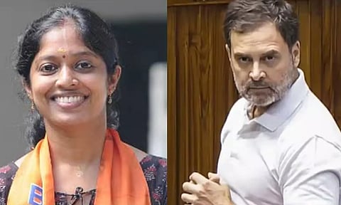 வயநாடு தொகுதிக்கு பொம்மை எம்.பி. தேவையில்லை- ராகுல் கருத்துக்கு பா.ஜ.க. வேட்பாளர் பதிலடி