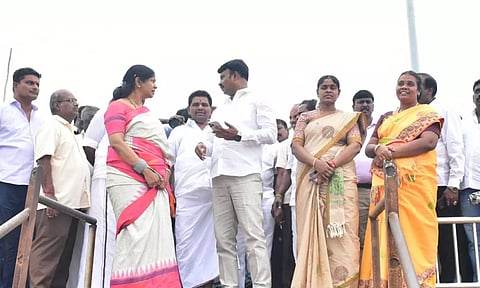 கந்த சஷ்டி விழா... திருச்செந்தூரில் ஆய்வு செய்த கனிமொழி எம்.பி.