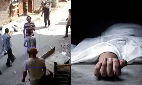 நுழைவுத் தேர்வில் தோல்வி.. விரக்தியில் 7 வது மாடியில் இருந்து குதித்த 17 வயது மாணவி - பதறவைக்கும் வீடியோ