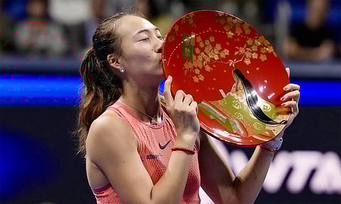 ஜப்பான் ஓபன் டென்னிஸ்: சாம்பியன் பட்டம் வென்றார் சீன வீராங்கனை