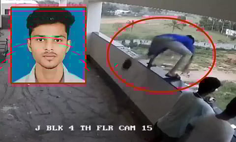 'சூப்பர் பவர்' இருப்பதாக நினைத்து 4-வது மாடியில் இருந்து கீழே குதித்த கல்லூரி மாணவர்