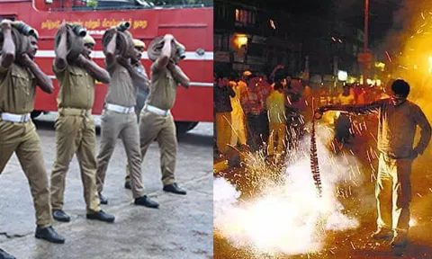 தீபாவளி பண்டிகை: தீ விபத்தை தடுக்க தயார் நிலையில் 1,100 தீயணைப்பு வீரர்கள்- தீயணைப்புத்துறை தகவல்