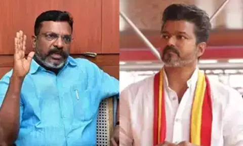 ஆட்சி அதிகாரத்தில் பங்கு என்ற விஜயின் அறிவிப்பு - தி.மு.க., அ.தி.மு.க.  சும்மா இருக்குமா என்ன? : திருமாவளவன்