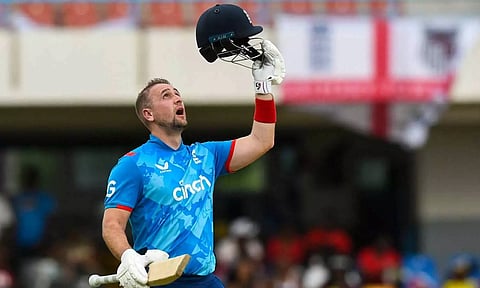 லிவிங்ஸ்டன் அதிரடி சதம்: வெஸ்ட் இண்டீஸ் அணிக்கு பதிலடி கொடுத்த இங்கிலாந்து