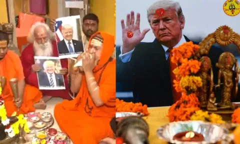 மோடியின் நண்பர் டிரம்ப் தேர்தலில் வெற்றி பெற வேண்டும்.. டெல்லி சாமியார் சிறப்பு பூஜை - வீடியோ