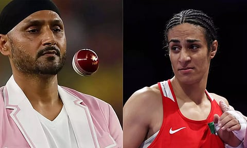 இமானே கெலிஃப் வென்ற தங்கப்பதக்கத்தை ஒலிம்பிக் அமைப்பு திரும்பப்பெற வேண்டும்- ஹர்பஜன் சிங்