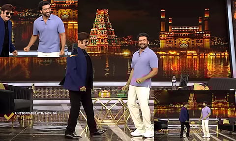 சூப்பர் ஹிட் பாடலுக்கு பாலய்யாவுடன் நடனமாடிய சூர்யா