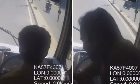 மாரடைப்பால் மரணமடைந்த ஓட்டுநர்.. துணிச்சலாக செயல்பட்டு பயணிகளின் உயிரை காப்பாற்றிய நடத்துனர்