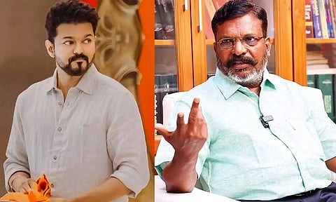 விஜய் உடன் கூட்டணியா? "மொட்டைத் தலைக்கும் முழங்காலுக்கும்.." என சாடிய திருமாவளவன்!