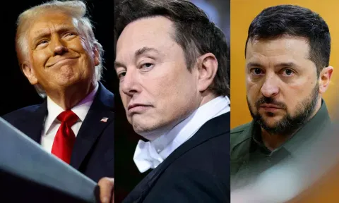 ஓஹோ கதை அப்படி போகுதா.. உக்ரைனுக்கு  பறந்த போன் கால்.. அங்கிட்டு டிரம்ப்.. கூடவே மஸ்க் - ஸ்டன் ஆன ஜெலன்ஸ்கி