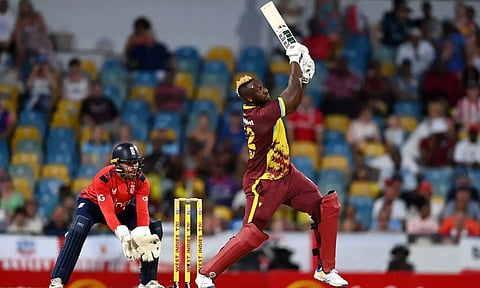 பேட்ஸ்மேன்கள் அதிரடி: முதல் டி20 போட்டியில் வெஸ்ட் இண்டீஸ் 182 ரன்கள் குவிப்பு