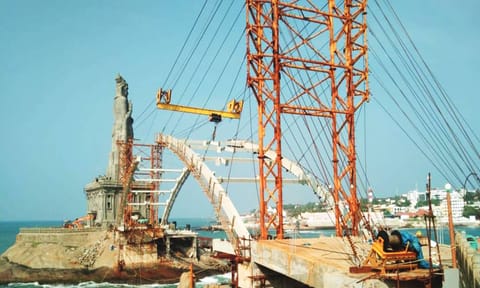 விவேகானந்தர் பாறை-திருவள்ளுவர் சிலை இடையே கண்ணாடி கூண்டு பாலம் மு.க.ஸ்டாலின் திறந்து வைக்கிறார்?