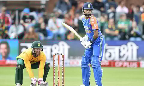 2-வது டி20 போட்டி: தென் ஆப்பிரிக்கா அணிக்கு 125 ரன்கள் இலக்கு நிர்ணயித்த இந்தியா