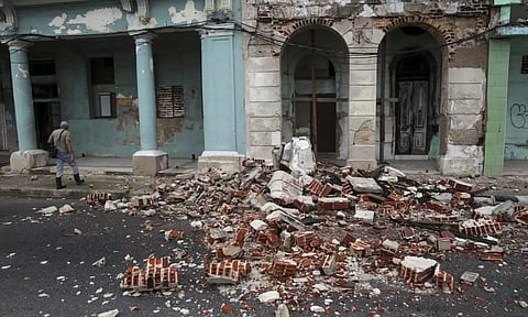 கியூபாவில் அடுத்தடுத்து இரண்டு சக்கி வாய்ந்த நிலநடுக்கம்